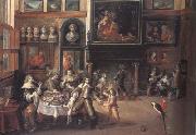 Peter Paul Rubens The Great Salon of Nicolaas Rockox's House (mk01) oil painting on canvas